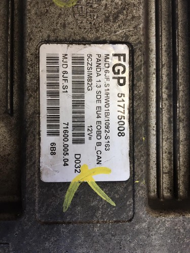 Kit centralina motore ecu - centralina,