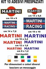 adesivi Martini vinile prespaziati 10 pz  per auto moto caschi