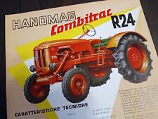 Brochure TRATTORI HANOMAG COMBITRAC R24 STEGAGNO OPUSCOLO PROSPEKT 