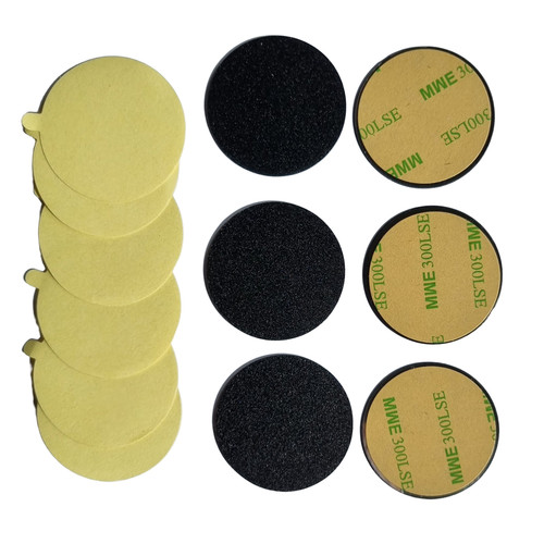 Piastre adesive metallo nero - metallo,