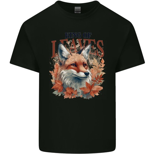 Fox del fogliame maglietta - fogliame,