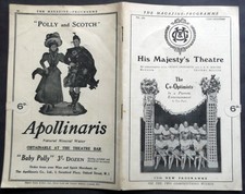 Teatro -  HIS MAJESTY'S THEATRE - "THE CO- OPTIMIST"  Greatrex Newman 1930s?