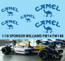 1/18 Decals per Williams FW14
