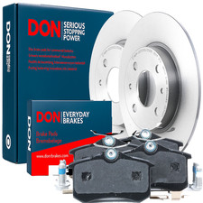 Kit Dischi E Pastiglie Freno Posteriori DON Per VW Golf 6 VI TSI TFSI TDI