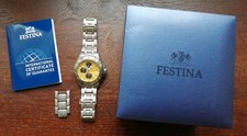 AR2- montre homme FESTINA 16059 avec maillons notice et boîte, pile neuve 