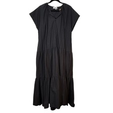 COS abito donna nero a strati