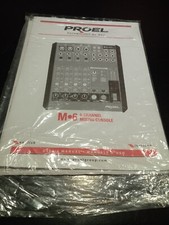 MANUALE/ISTRUZIONI PROEL M.6 MIXER AUDIO