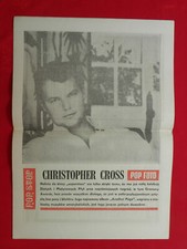 CHRISTOPHER CROSS poster