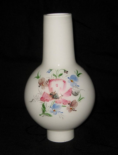 Ancien verre lampe - , pétrole