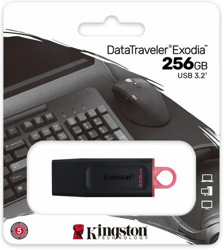 Pen drive 256gb usb 2 - 256gb, 3.2