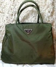 Prada Green Tessuto Nylon Bag