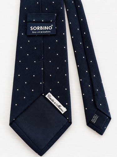 Cravatta sorbino blu navy - cravatta,