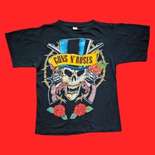 Guns N Roses Use Your Illusion bootleg 90s Vintage Single Stitch T Shirt Size M