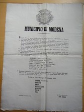1848-MUNICIPIO DI MODENA-ESENZIONI A FAR PARTE DELLA GUARDIA NAZIONALE-MILITARIA