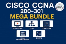 Cisco CCNA 200-301 Mega Bundle Video Corso Certificato Ufficiale Esame Guide Dumps Labs