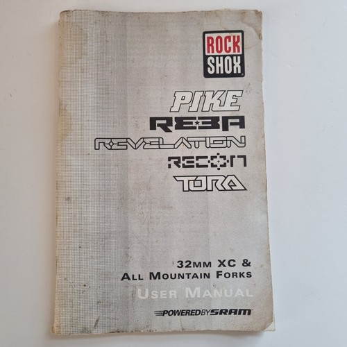 Forcella rockshox 2005 - rockshox, manuale