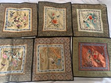 Vintage CINESE ricamato seta