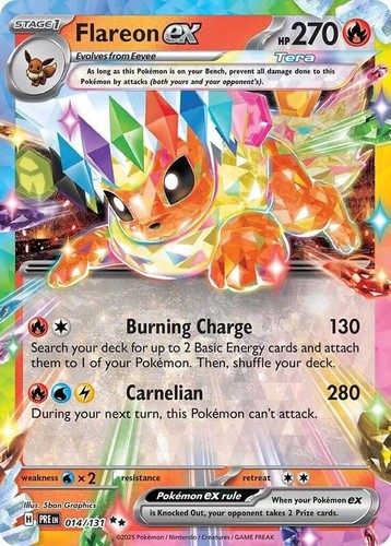 Flareon 014 131 - ex, pokemon