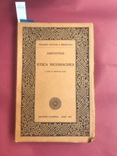 Aristotele, Etica Nicomachea