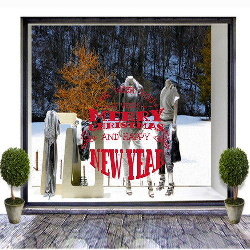 Vetrofanie natale adesivo - vetrofanie,