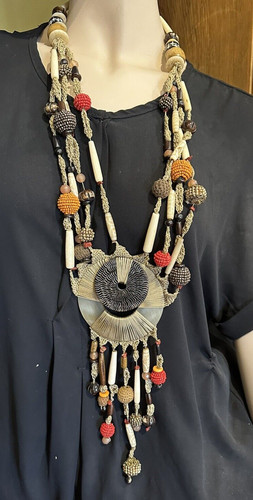 Collana perline - in,
