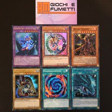 LOTTO 6 CARTE RAGAZZA MAGA NERA in italiano YUGIOH rarità MISTE yu-gi-oh! AFFARE