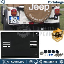 Portatarga POSTERIORE per Jeep