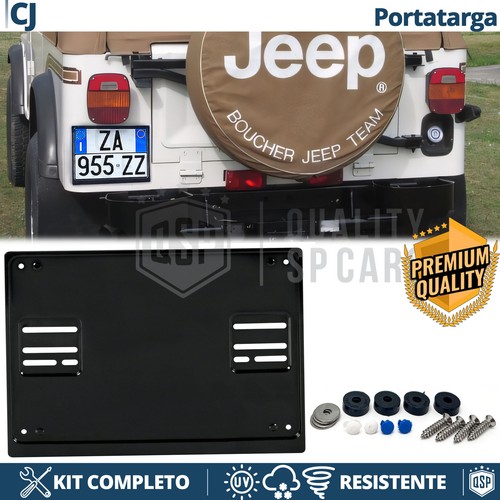 Portatarga posteriore per jeep - per,