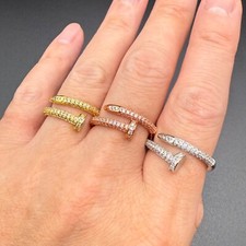 Anello chiodo oro nuovo con