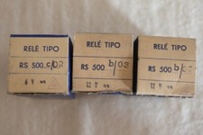 3x CEMT RS500 6V 12V relay relè vintagein confezione originale