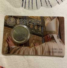 Vaticano 1 Euro Coin Card 2024