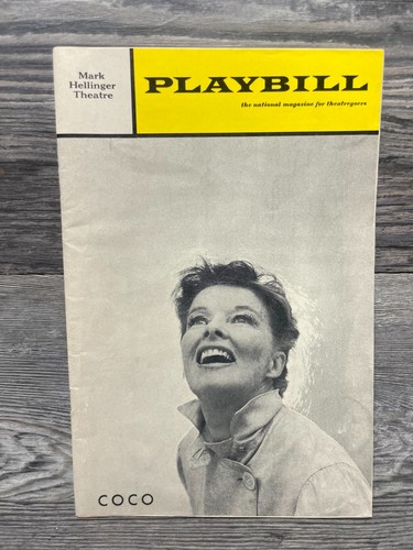 Coco playbill march 1970 - coco,, playbill,
