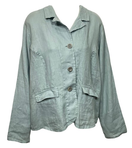 Giacca lino flax media - giacca,