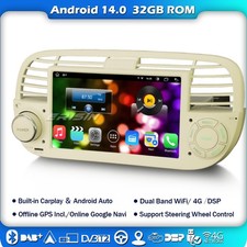 Android 14 Autoradio Fiat 500