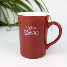 Vintage Red Typhoo One Cup