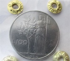 Repubblica Italiana (1946-2001)::::  100 Lire 1956 con perizia