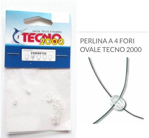 Perline ovali fori - perline,