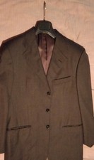 COMPLETO UOMO GRIGIO. 3 BOTTONI. LANA. 