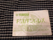MANUALE PROPRIETARIO YAMAHA ORIGINALE FS1/FS1-DX n. parte 1Y0-28199-U2
