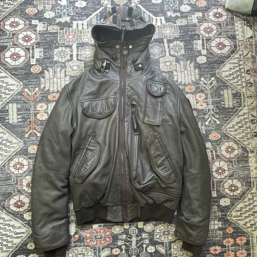 Parajumpers giacca gobi pelle - parajumpers,
