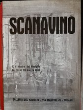 Scanavino 333a mostra del naviglio 1961 testo di Alberto Martini 