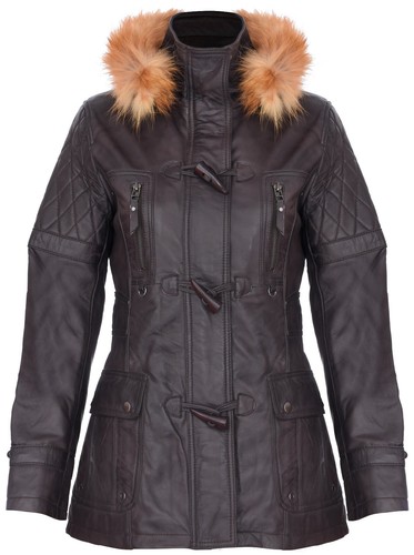 Giacca parka pelle - parka, in