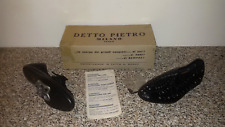 SCARPE CICLISMO PROFESSIONISTICHE ANNI 60 DETTO PIETRO N.38 NUOVE IN SCATOLA BOX