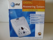 Sistema di risposta telefonica, AT & T, 1719 con timbro ora/giorno