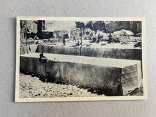 m) Cartolina formato piccolo Massa Carrara marmo obelico Mussolini 1929 n.2