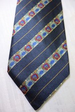 TRUSSARDI ACTION 100% SETA SILK TIE CRAVATTA NECKTIE MADE ITALY VINTAGE CLASSIC