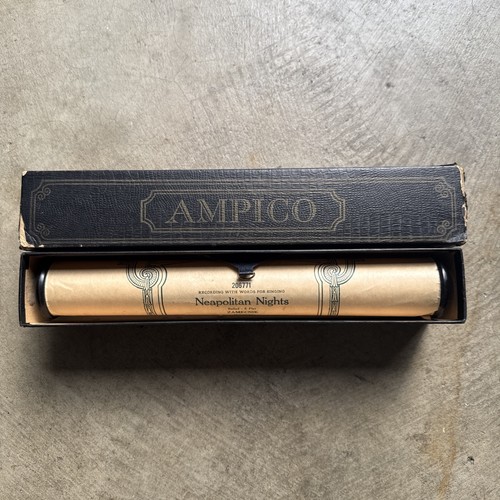 Ampico player piano - player, roll