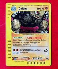 Lotto carte pokemon Golem