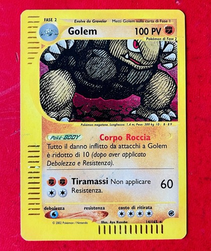 Lotto carte pokemon golem - lotto,
