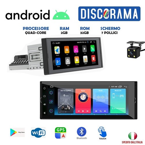 Autoradio pollici android - autoradio, 7"